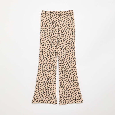 Legging long à motif BEIGE