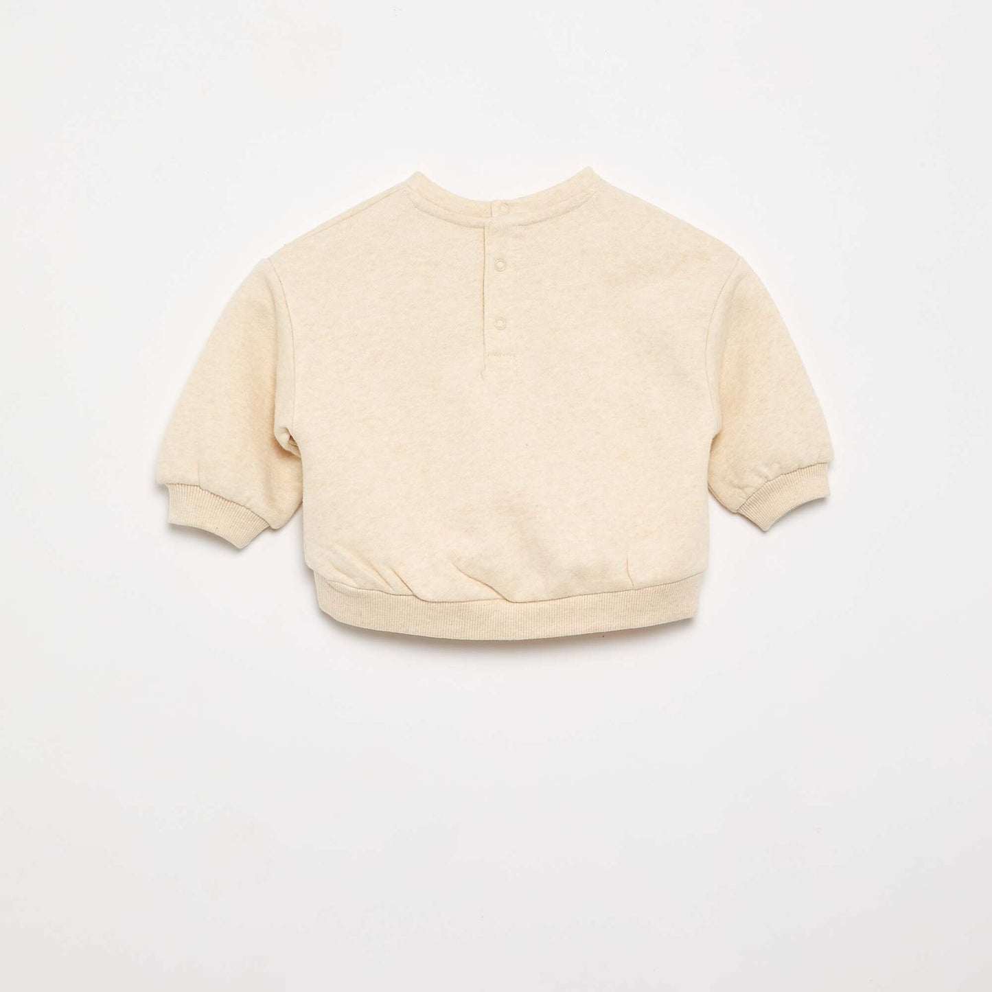 Lot de 2 sweats en molleton BEIGE