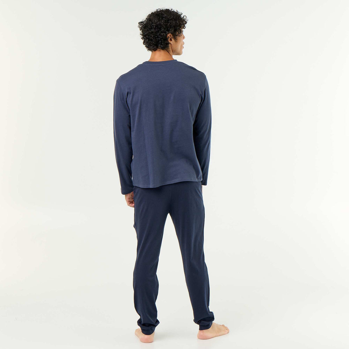 Ensemble de pyjama long en jersey - 2 pièces BLEU