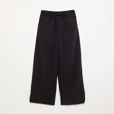 Pantalon wide leg / coupe large NOIR