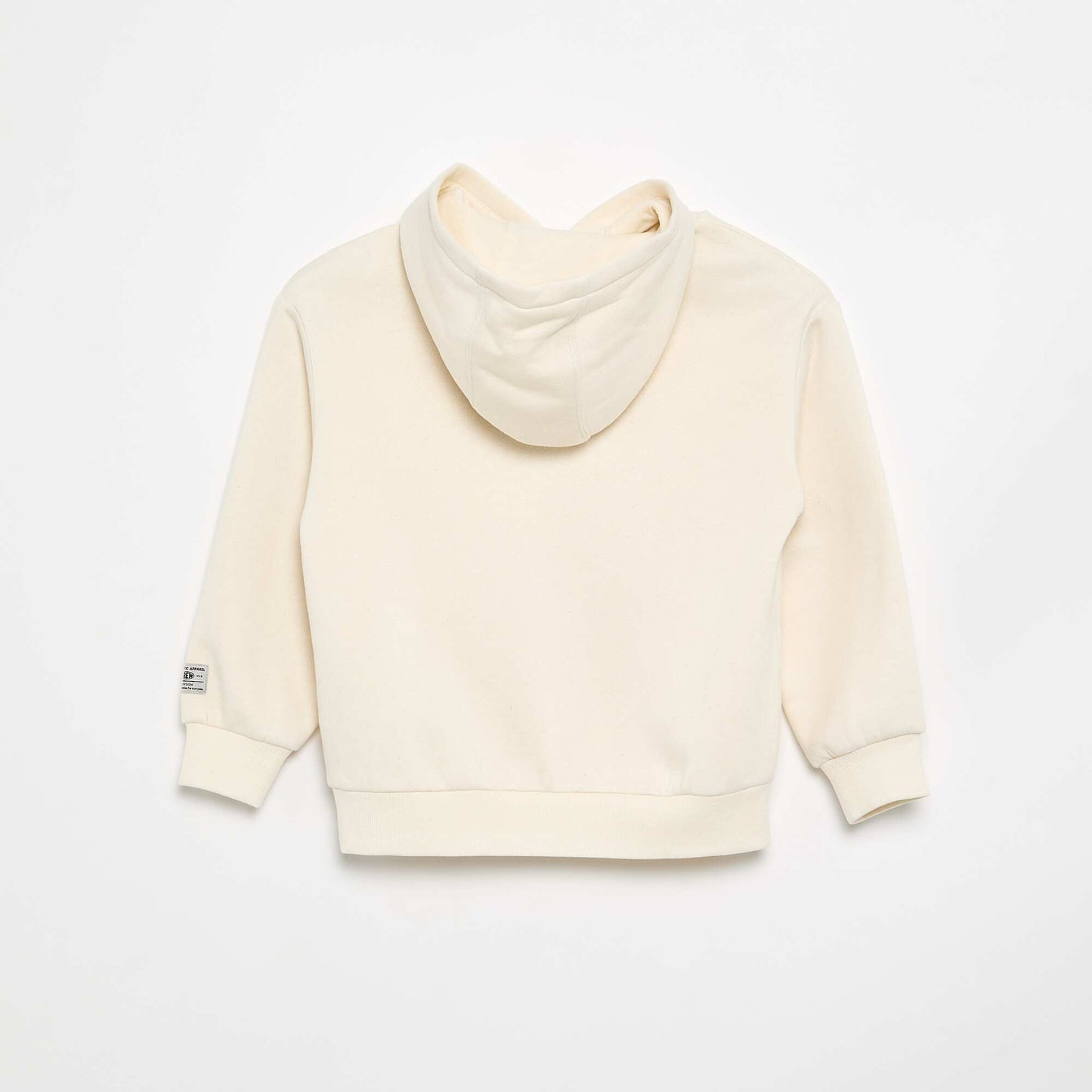 Sweat à capuche imprimé BLANC