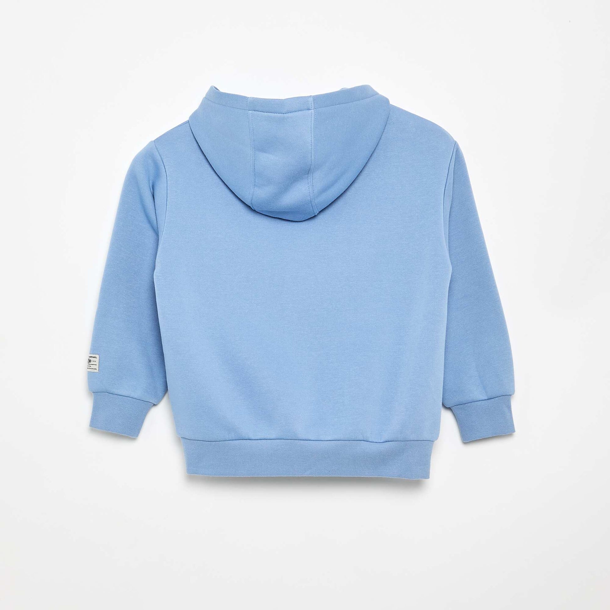 Sweat à capuche imprimé BLEU