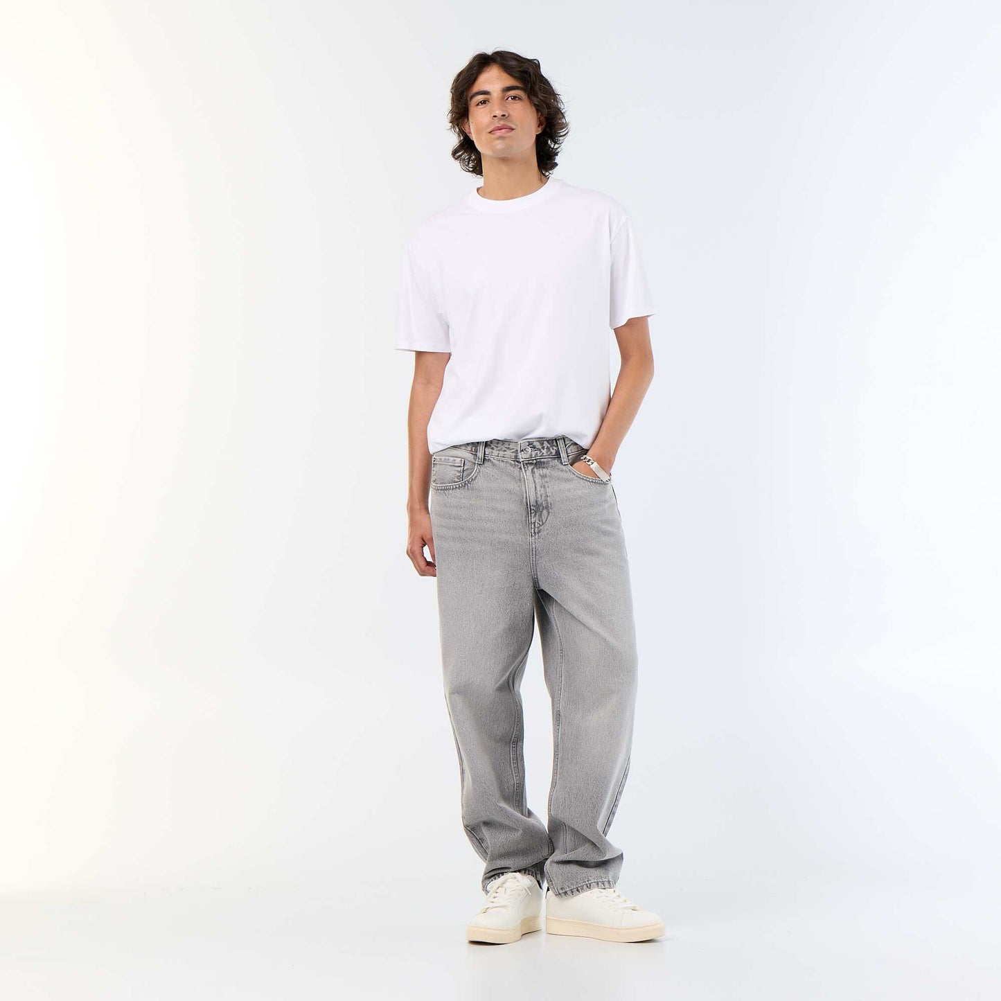 Jean coupe large / relaxed fit GRIS