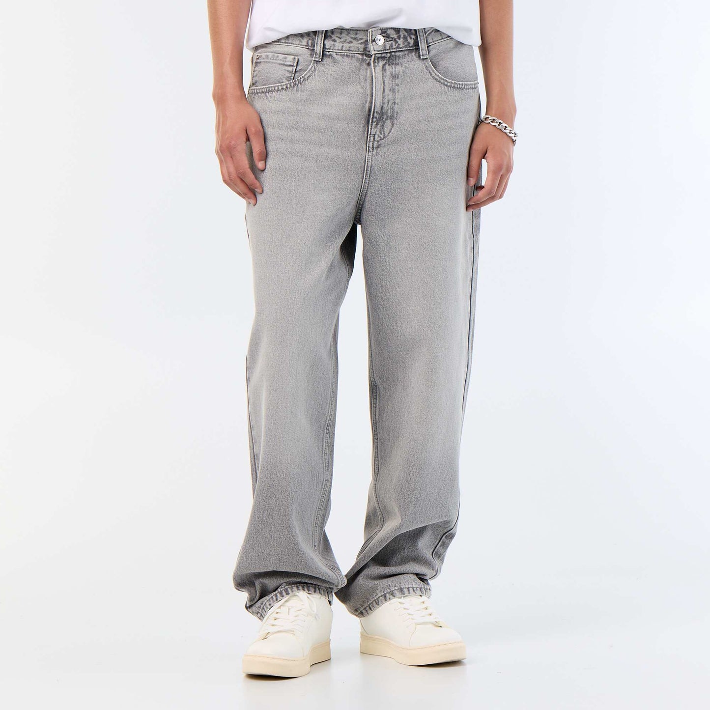 Jean coupe large / relaxed fit GRIS