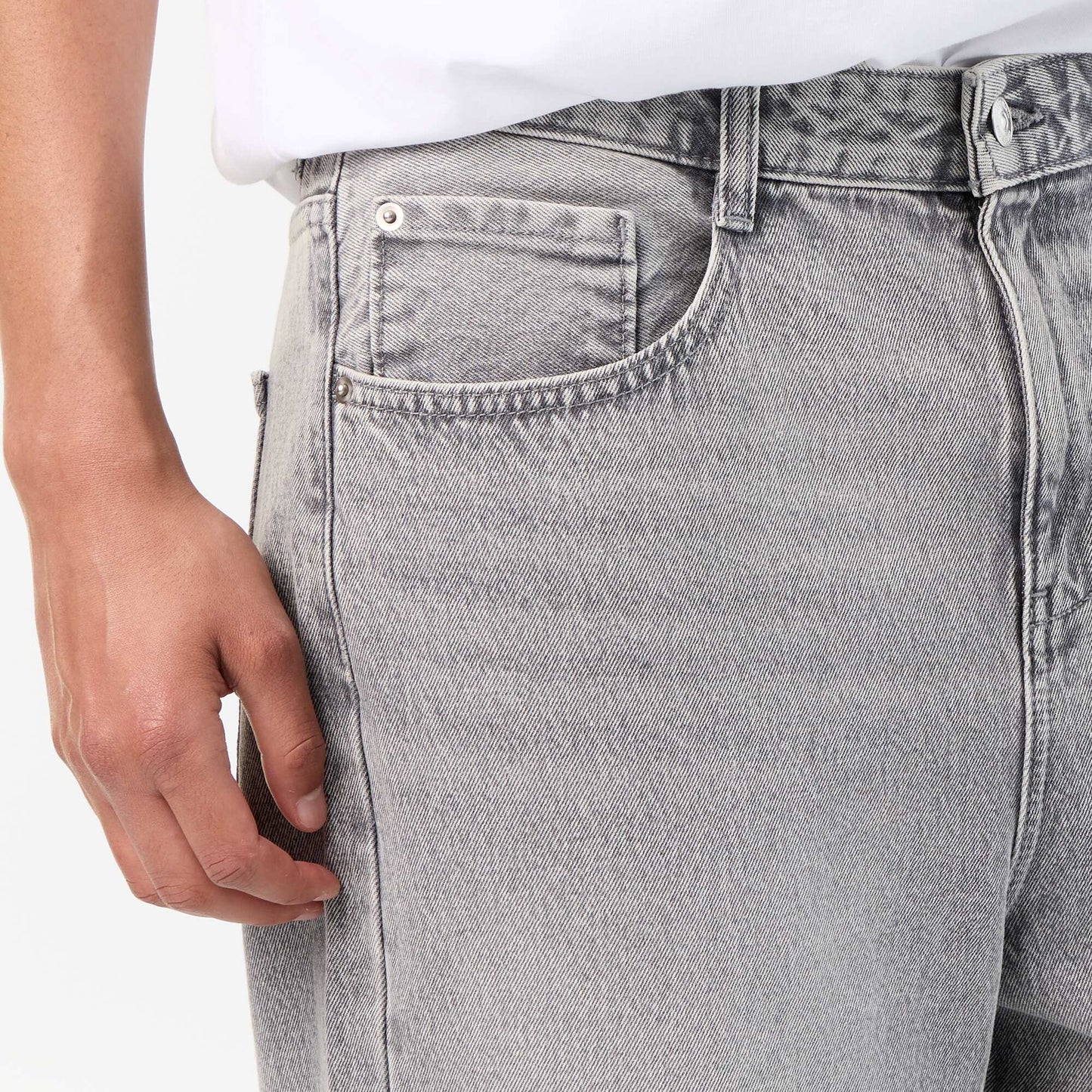 Jean coupe large / relaxed fit GRIS