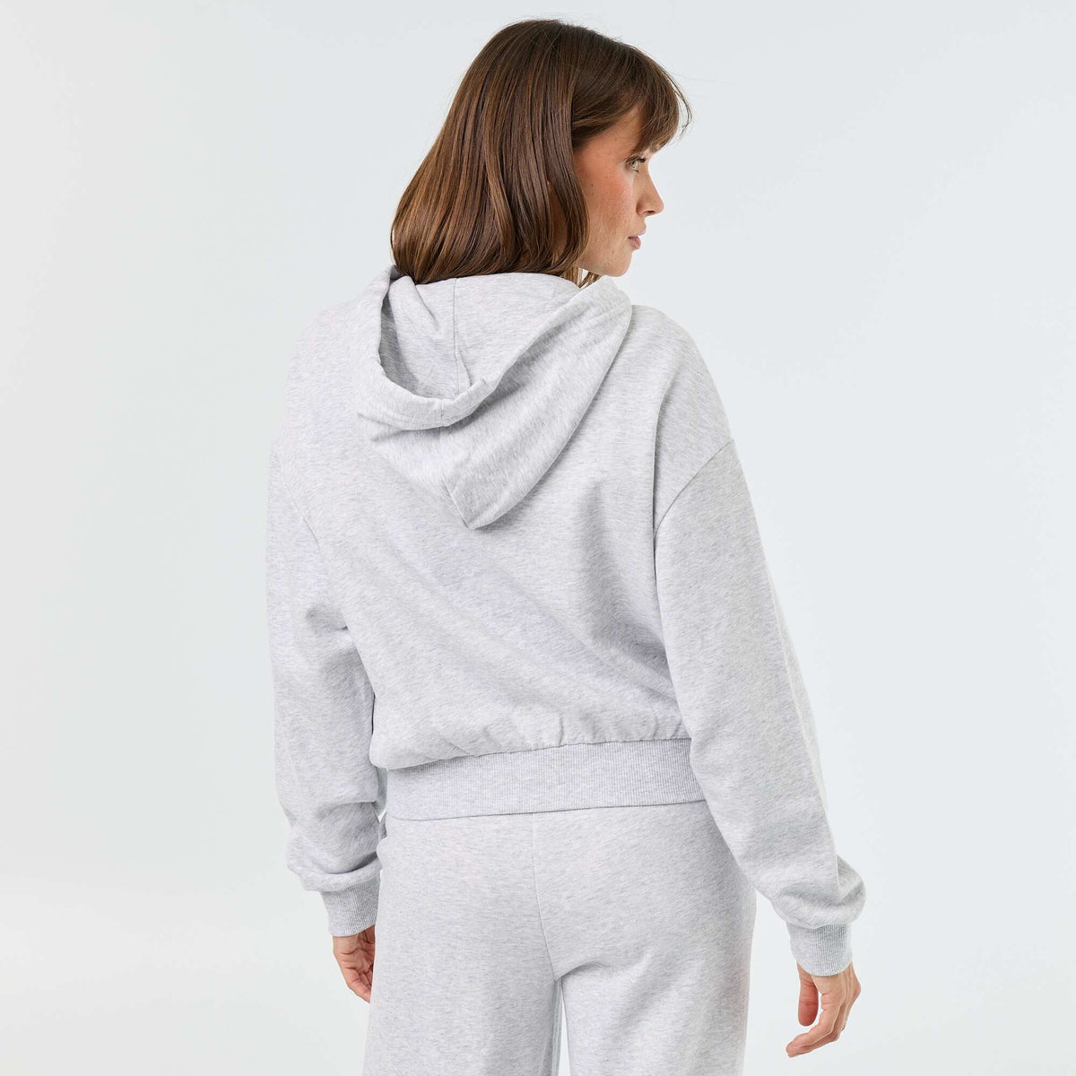 Sweat basique en molleton léger GRIS