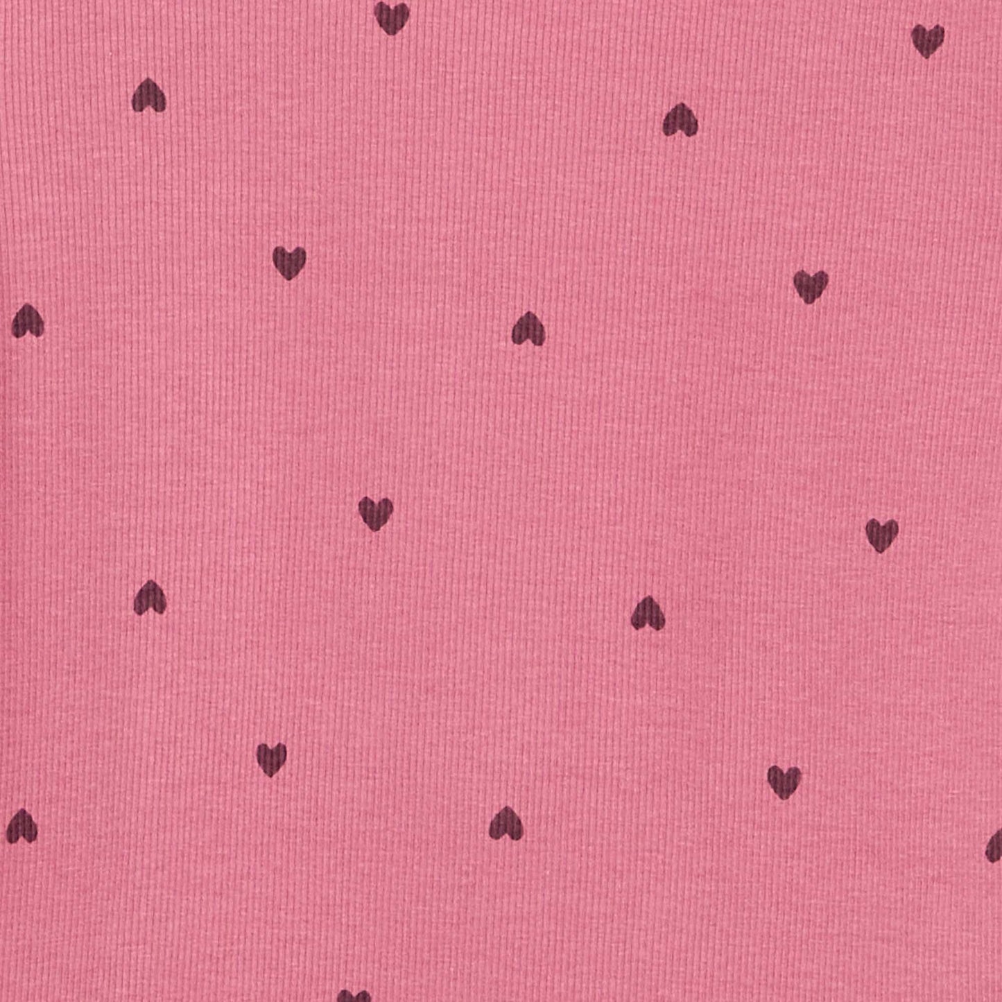 T-shirt à manches longues en maille côtelée ROSE