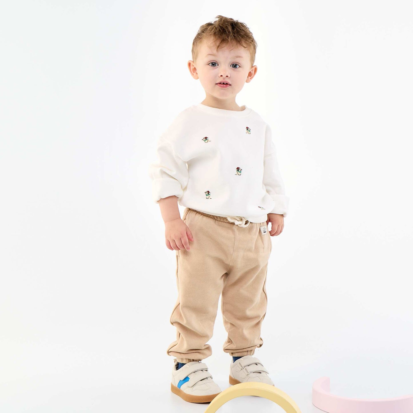 Pantalon de jogging uni BEIGE