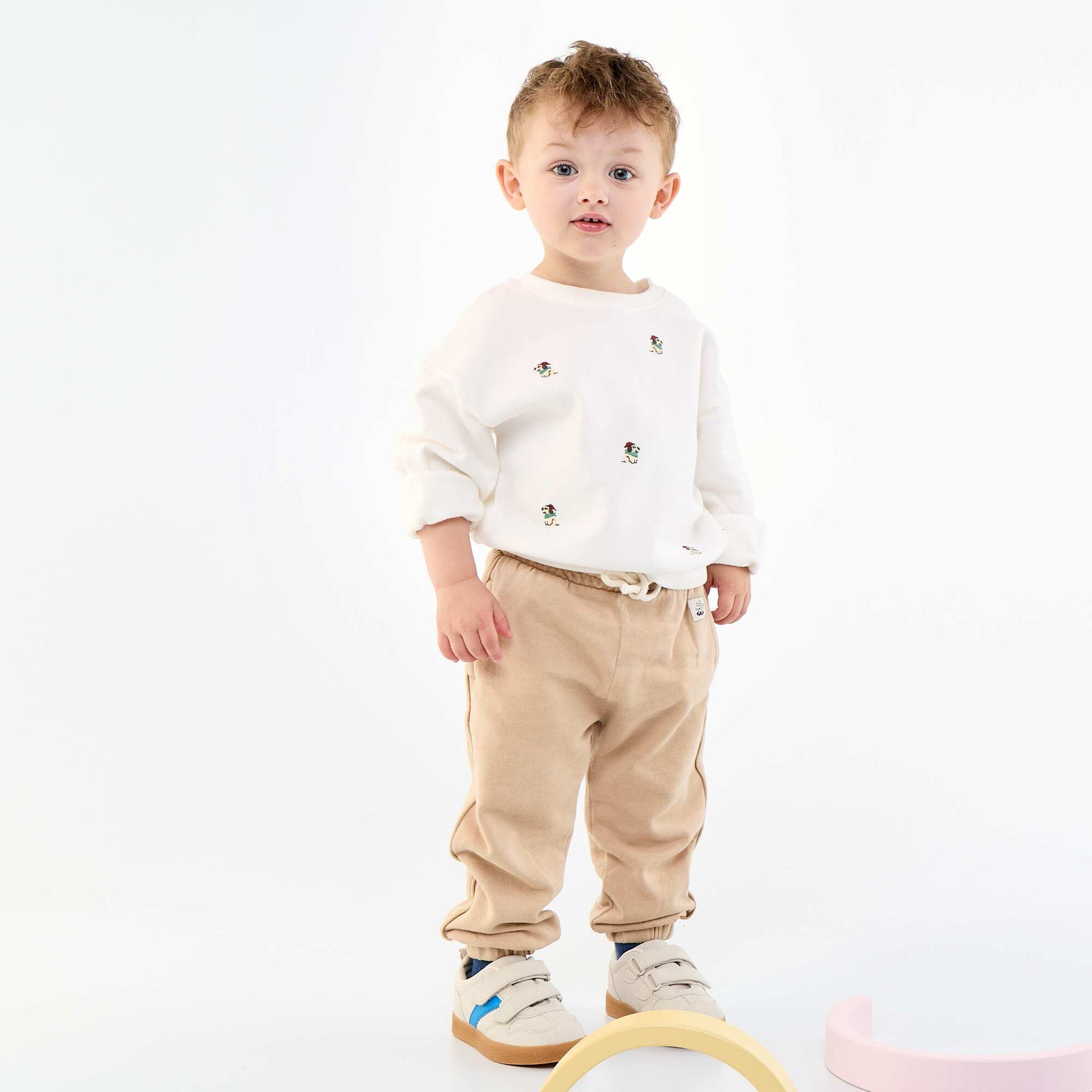 Pantalon de jogging uni BEIGE