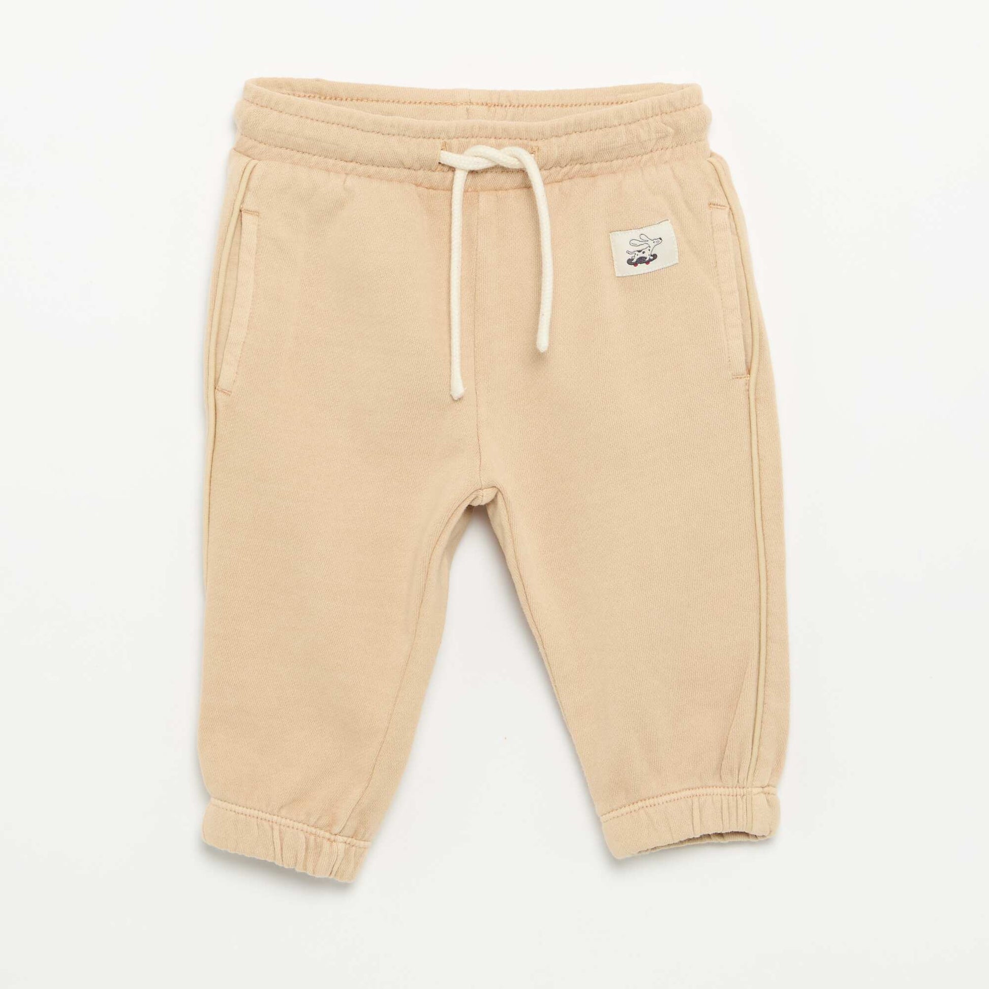 Pantalon de jogging uni BEIGE