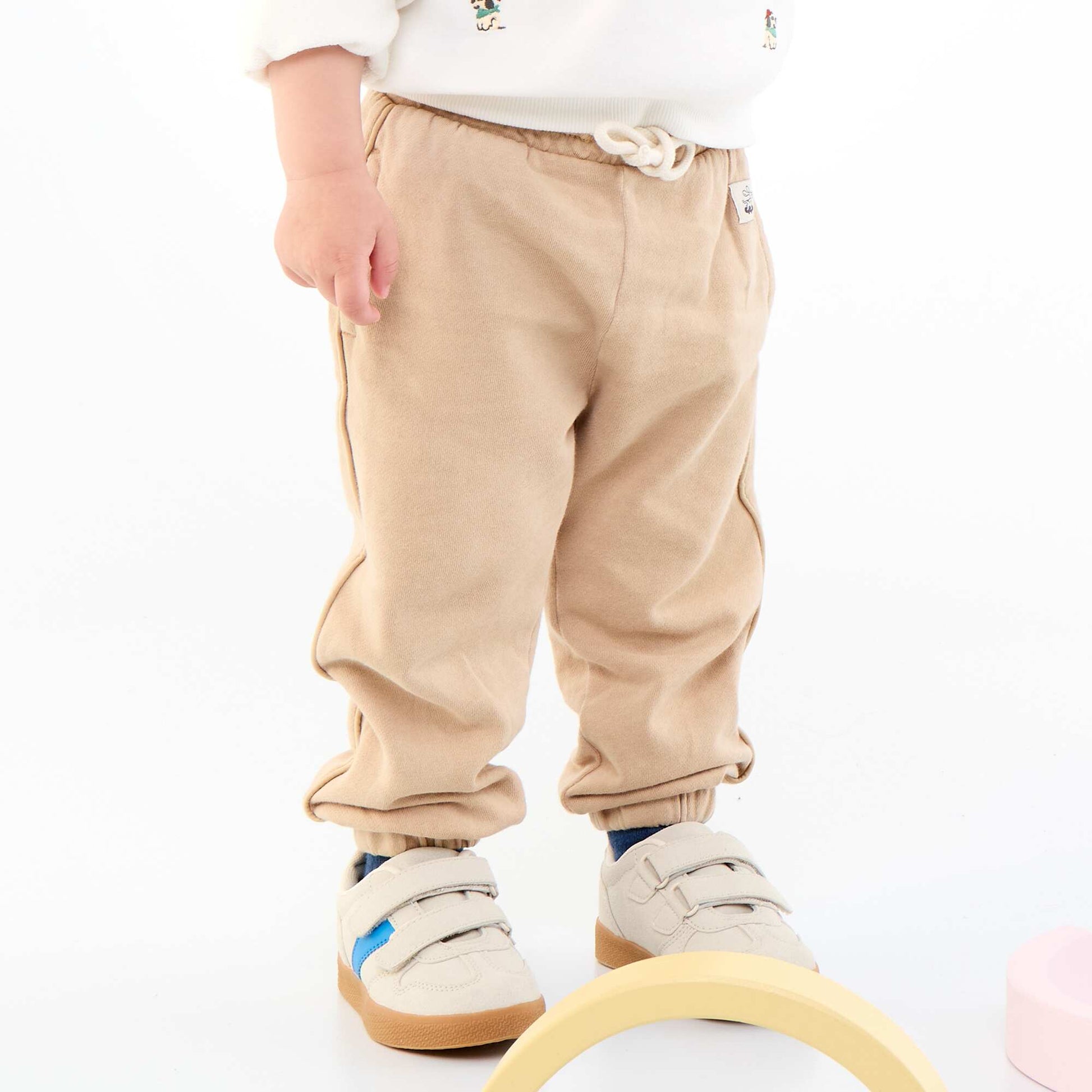 Pantalon de jogging uni BEIGE