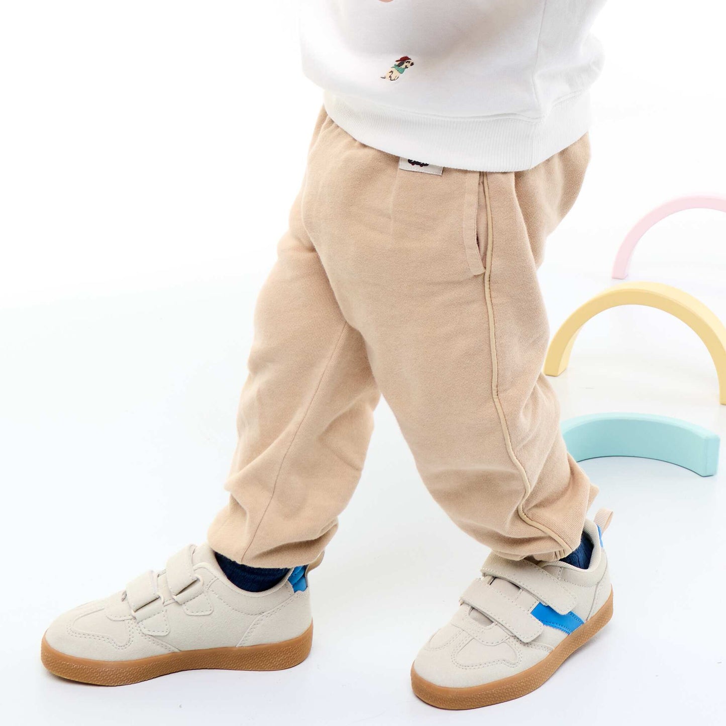 Pantalon de jogging uni BEIGE