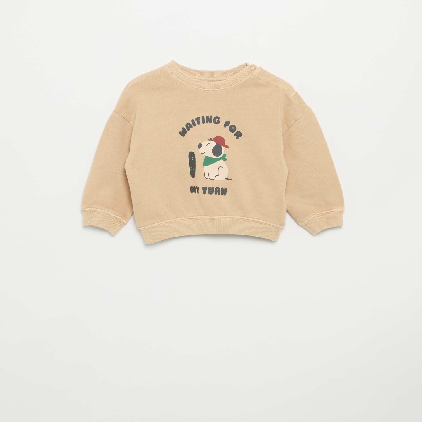 Sweat en French Terry BEIGE