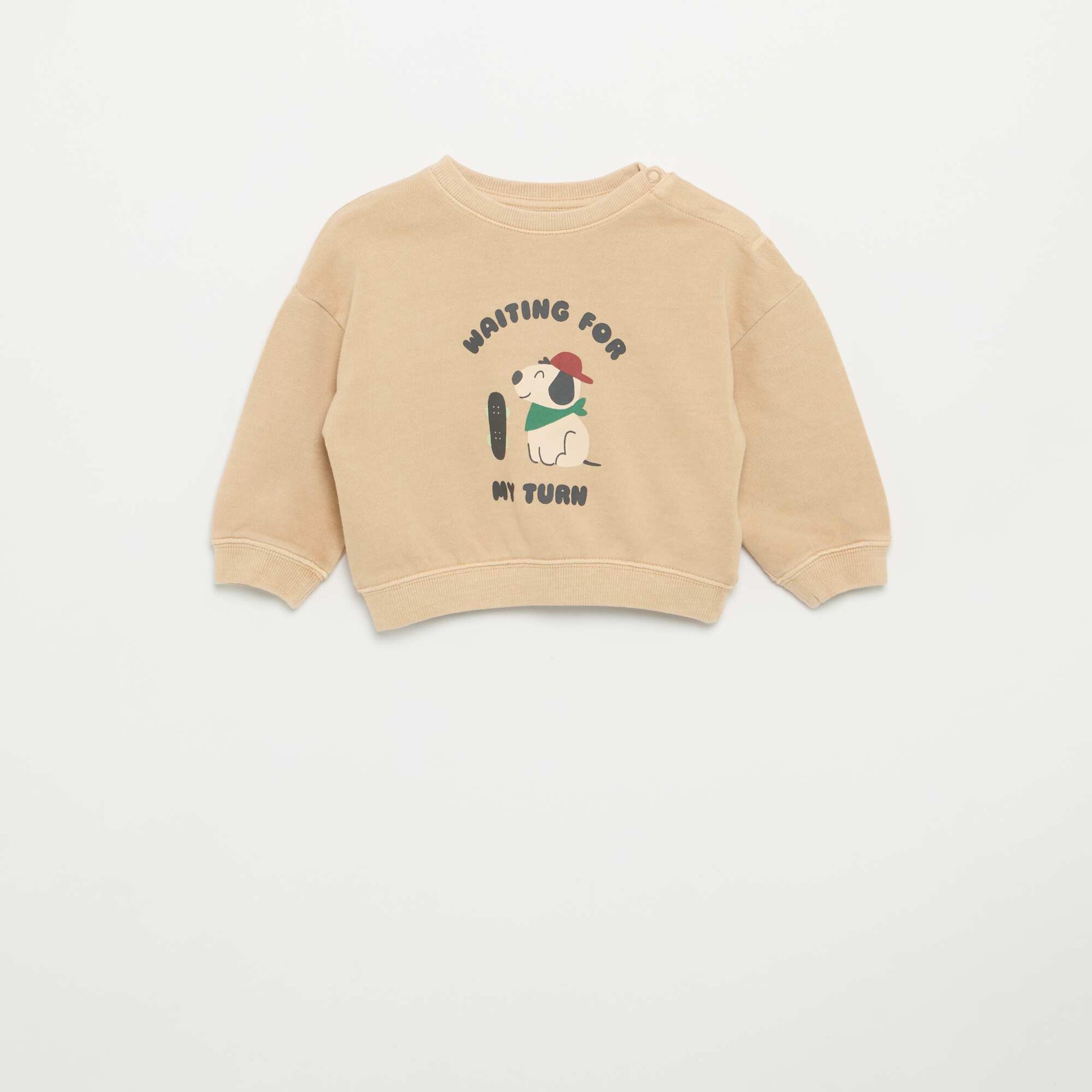 Sweat en French Terry BEIGE