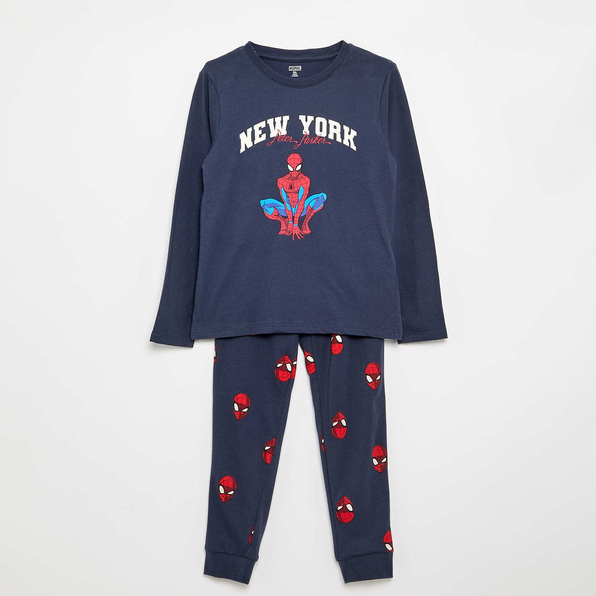 Pyjama 'Marvel' 'Spiderman' 2 pièces BLEU