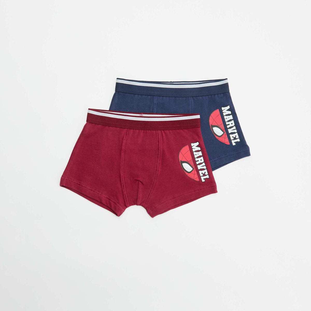 Lot de 2 boxers 'Marvel' 'Spider-man' BLEU
