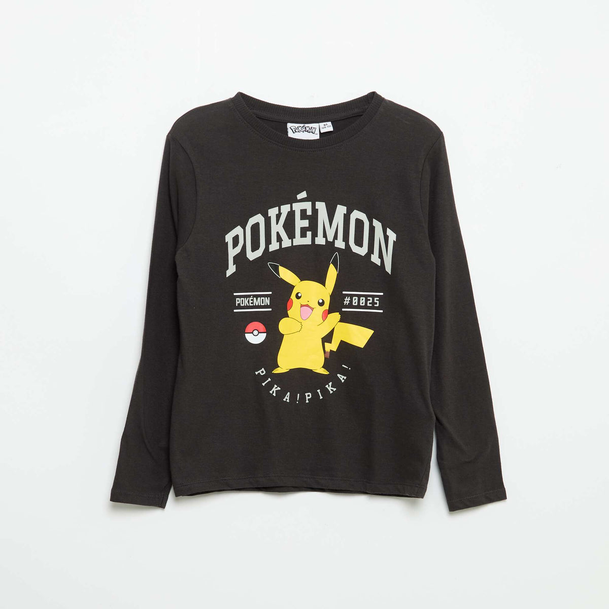 Ensemble de pyjama long 'Pikachu' 'Pokémon' - 2 pièces NOIR