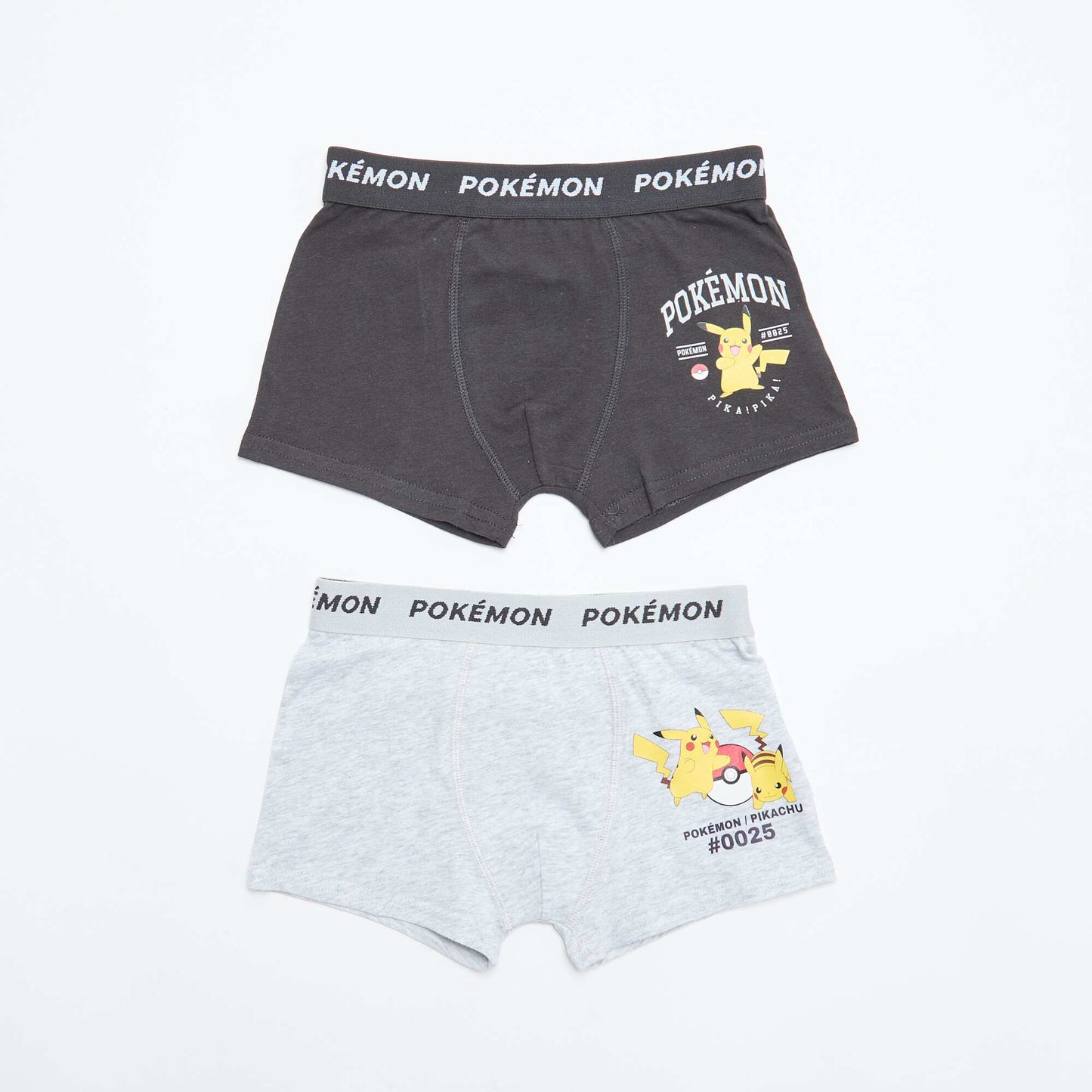 Lot 2 boxers 'Pokémon' GRIS