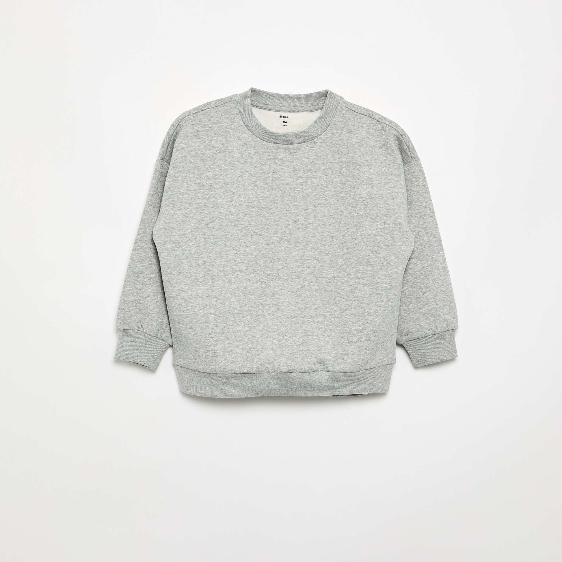 Lot de 2 sweats unis GRIS