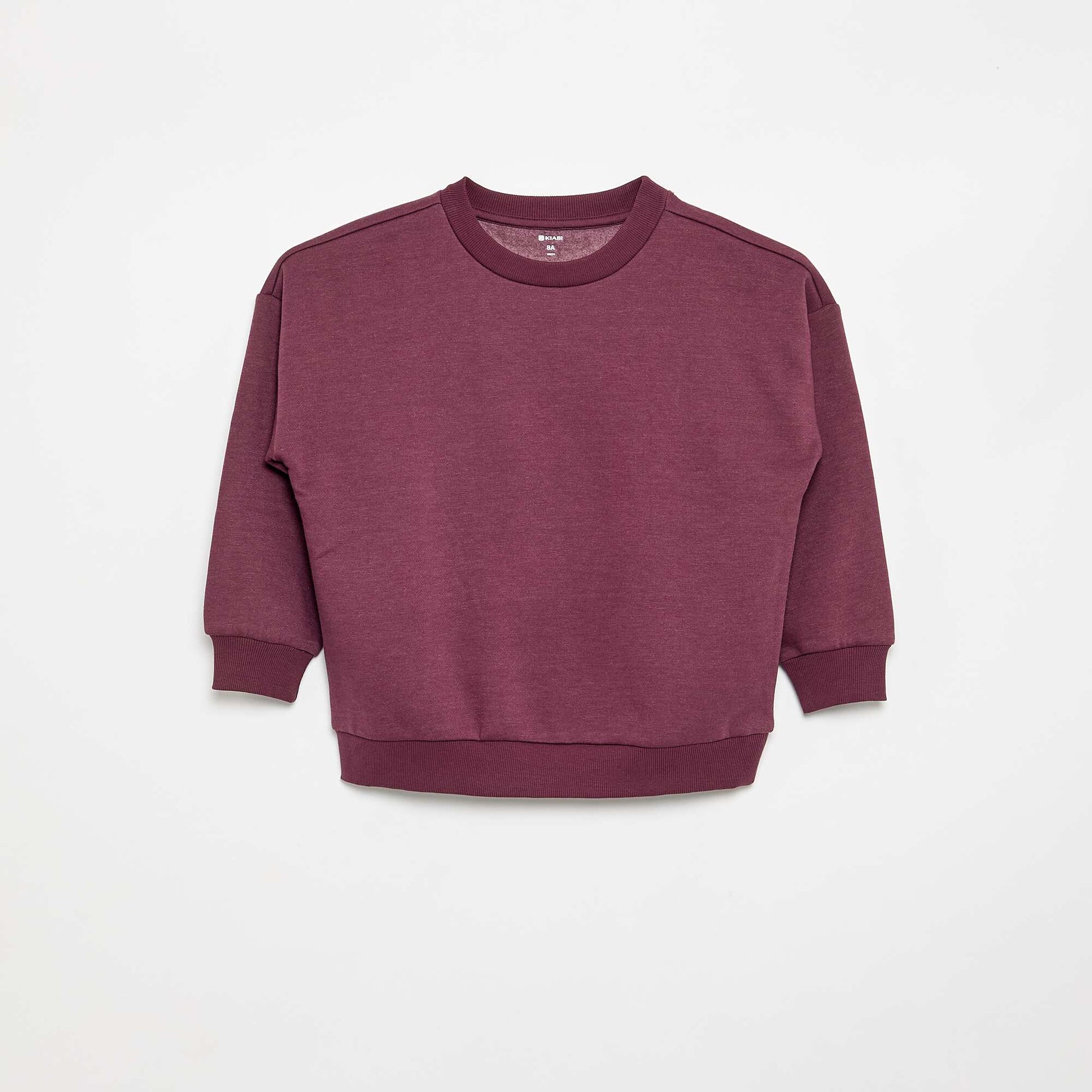 Lot de 2 sweats unis ROSE