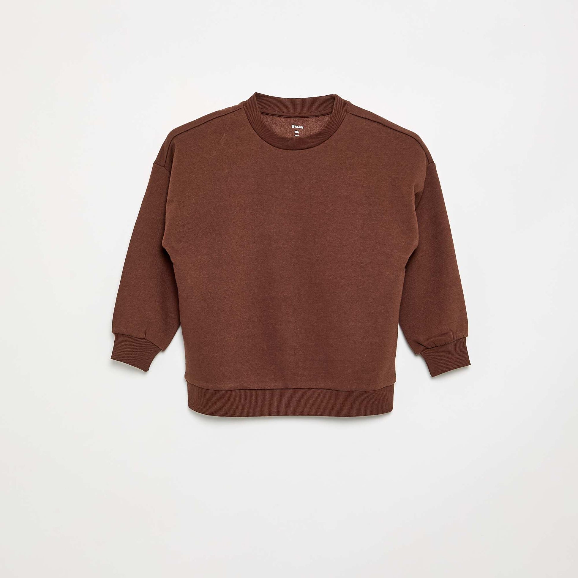 Lot de 2 sweats unis MARRON