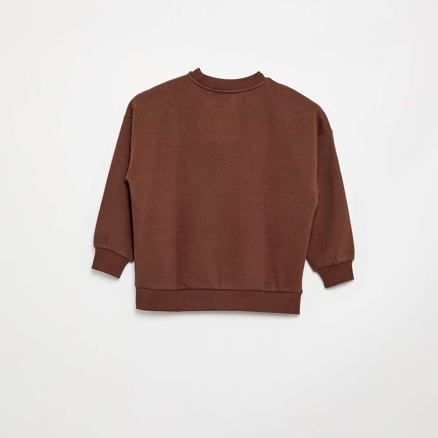 Lot de 2 sweats unis MARRON