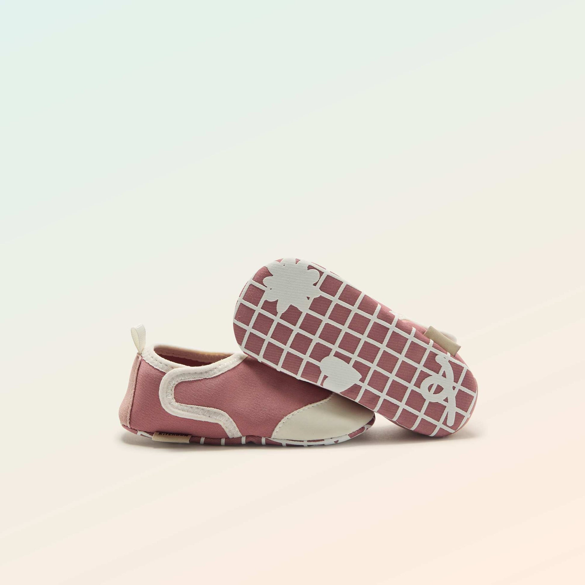 Chaussons motricité 2 '4 pattes' - Kitchoun ROSE