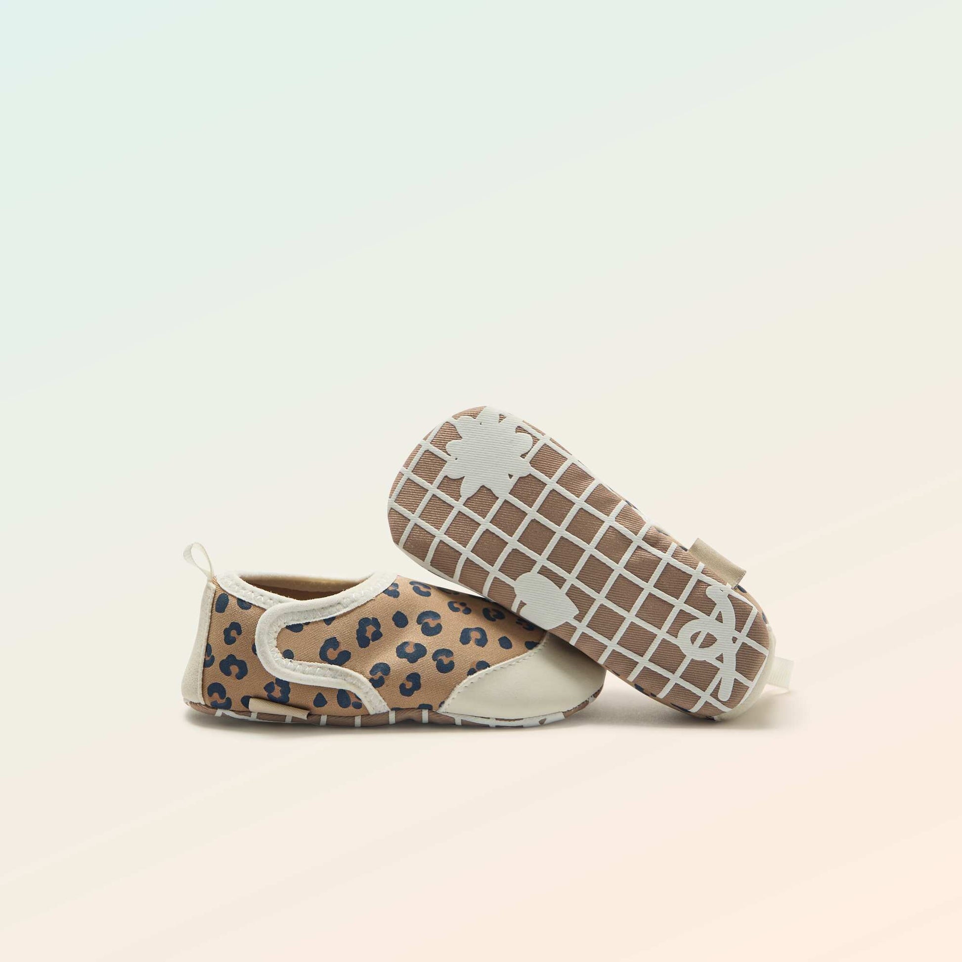 Chaussons motricité 2 '4 pattes' - Kitchoun BEIGE