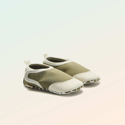 Chaussons motricité 2 '4 pattes' - Kitchoun VERT