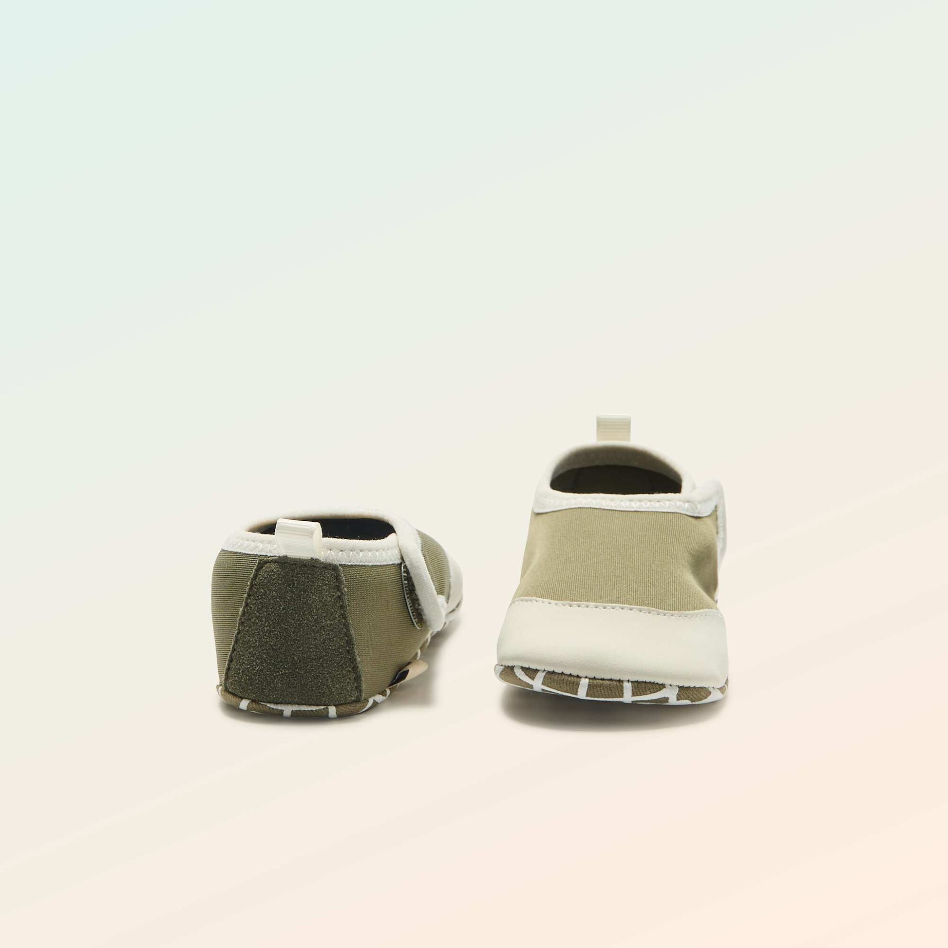 Chaussons motricité 2 '4 pattes' - Kitchoun VERT