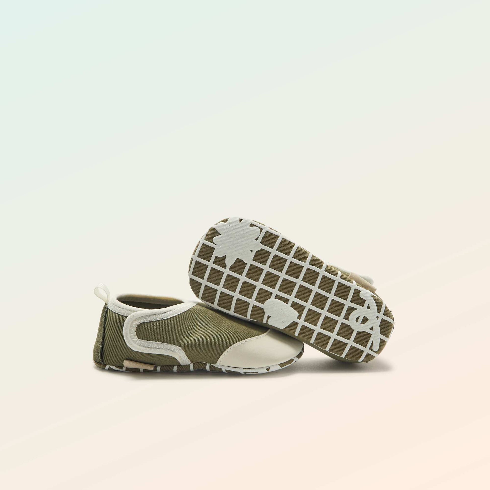 Chaussons motricité 2 '4 pattes' - Kitchoun VERT