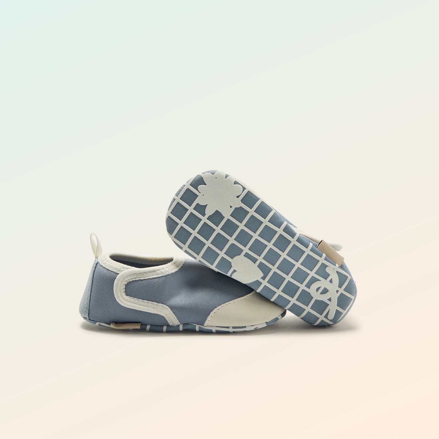 Chaussons motricité 2 '4 pattes' - Kitchoun BLEU