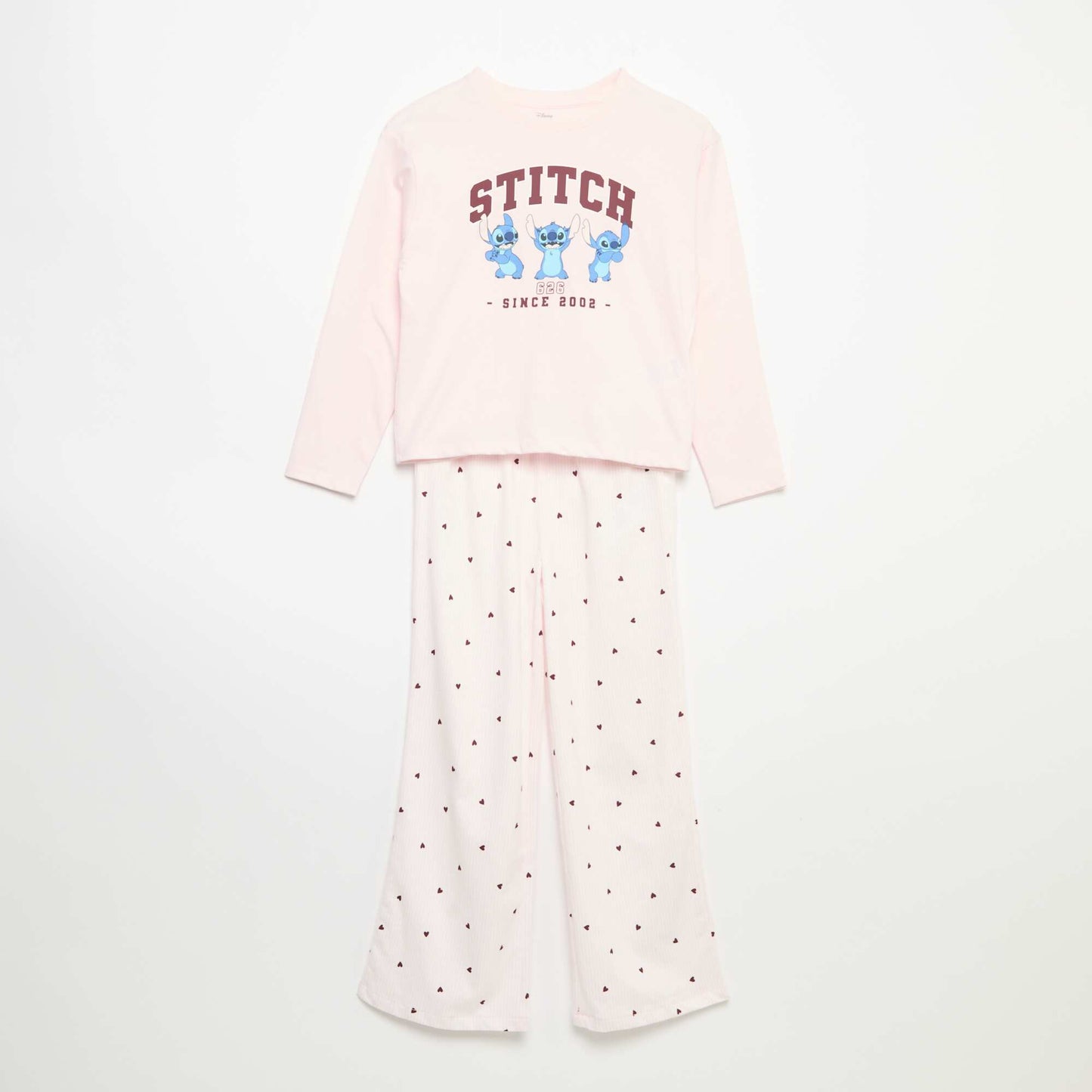 Pyjama 'Disney' en jersey - 2 pièces : T-shirt à manches longues + pantalon ROSE