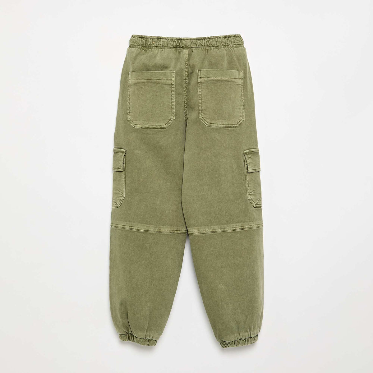 Pantalon forme jogging VERT