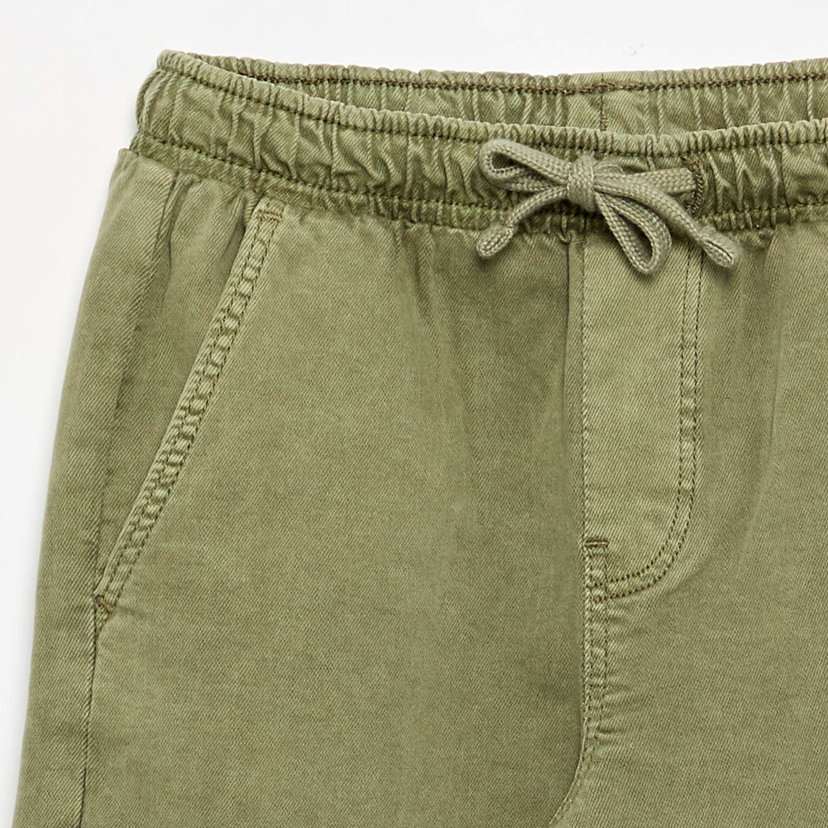 Pantalon forme jogging VERT