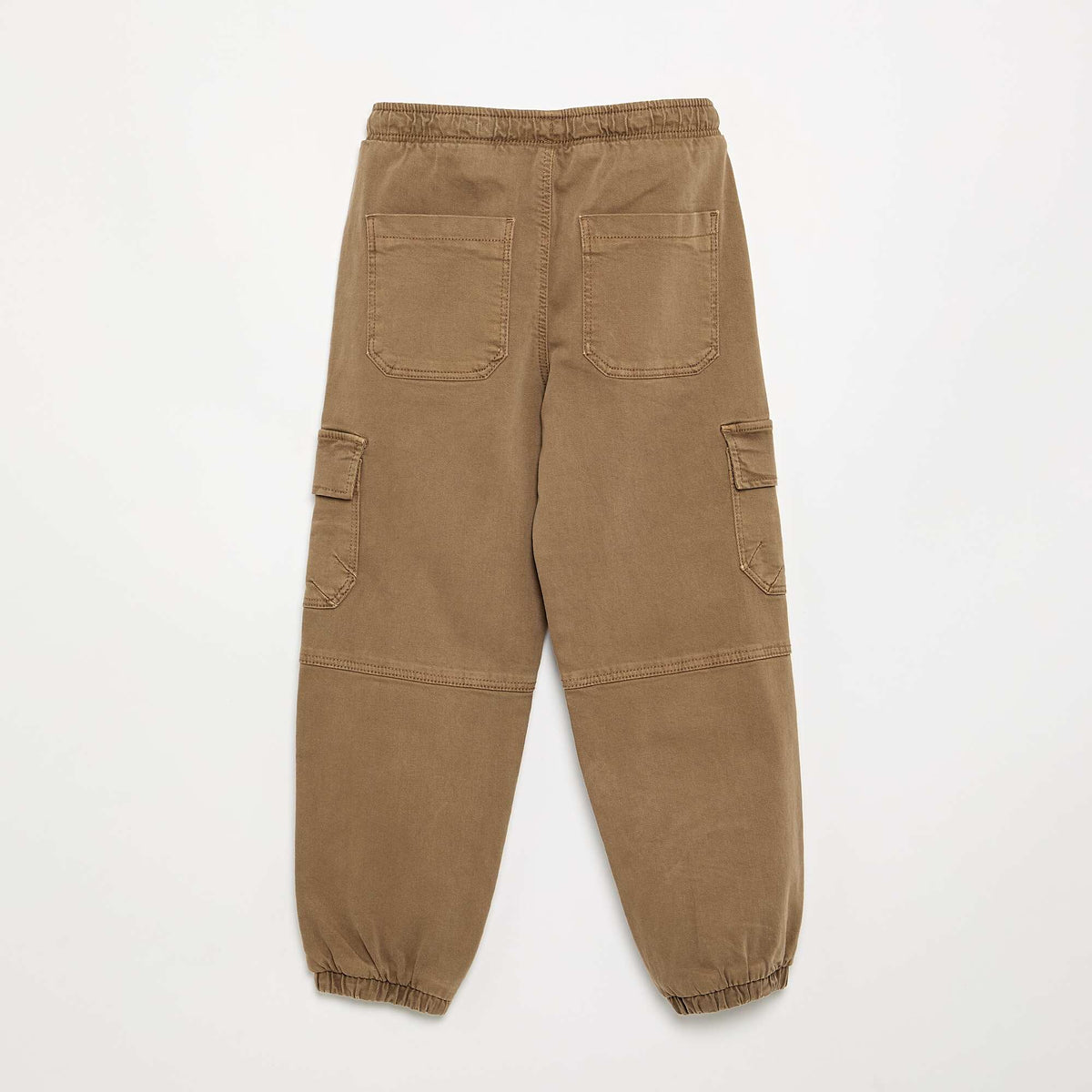 Pantalon forme jogging MARRON