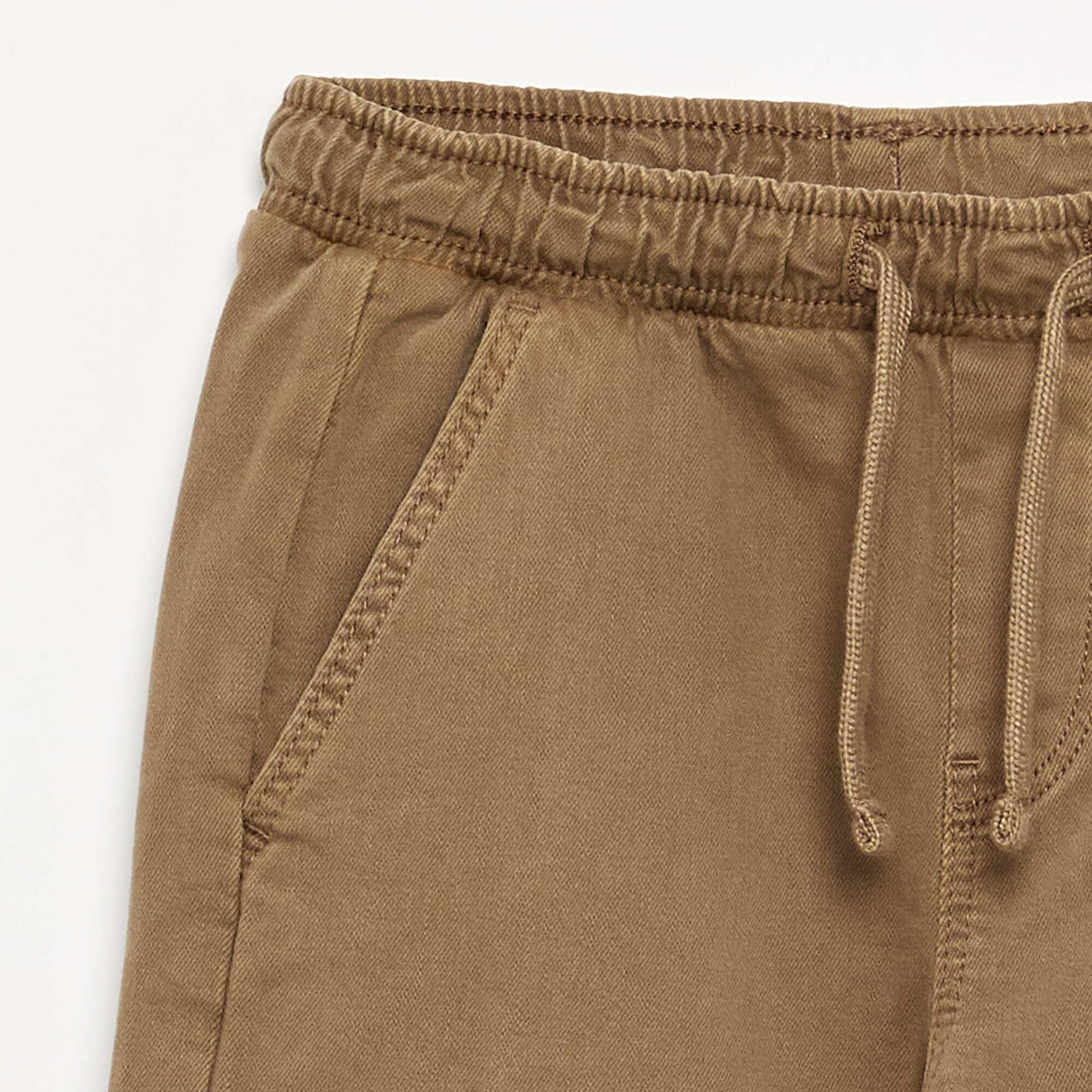 Pantalon forme jogging MARRON