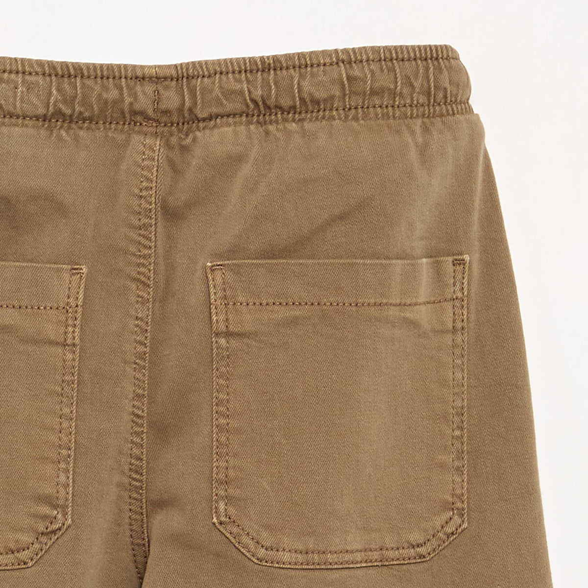Pantalon forme jogging MARRON