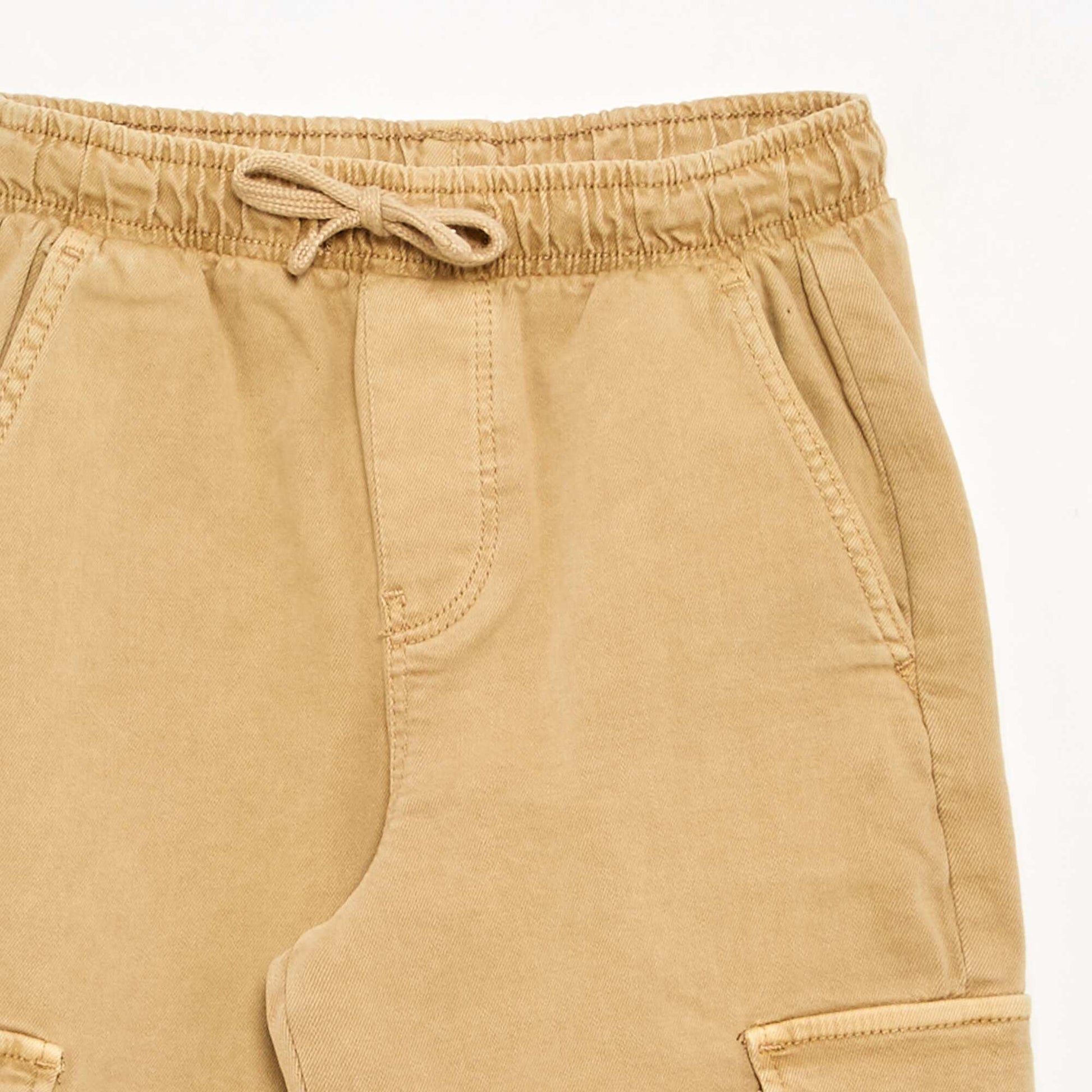 Pantalon forme jogging BEIGE