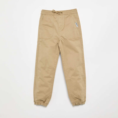 Jogpant avec cordons de serrage BEIGE