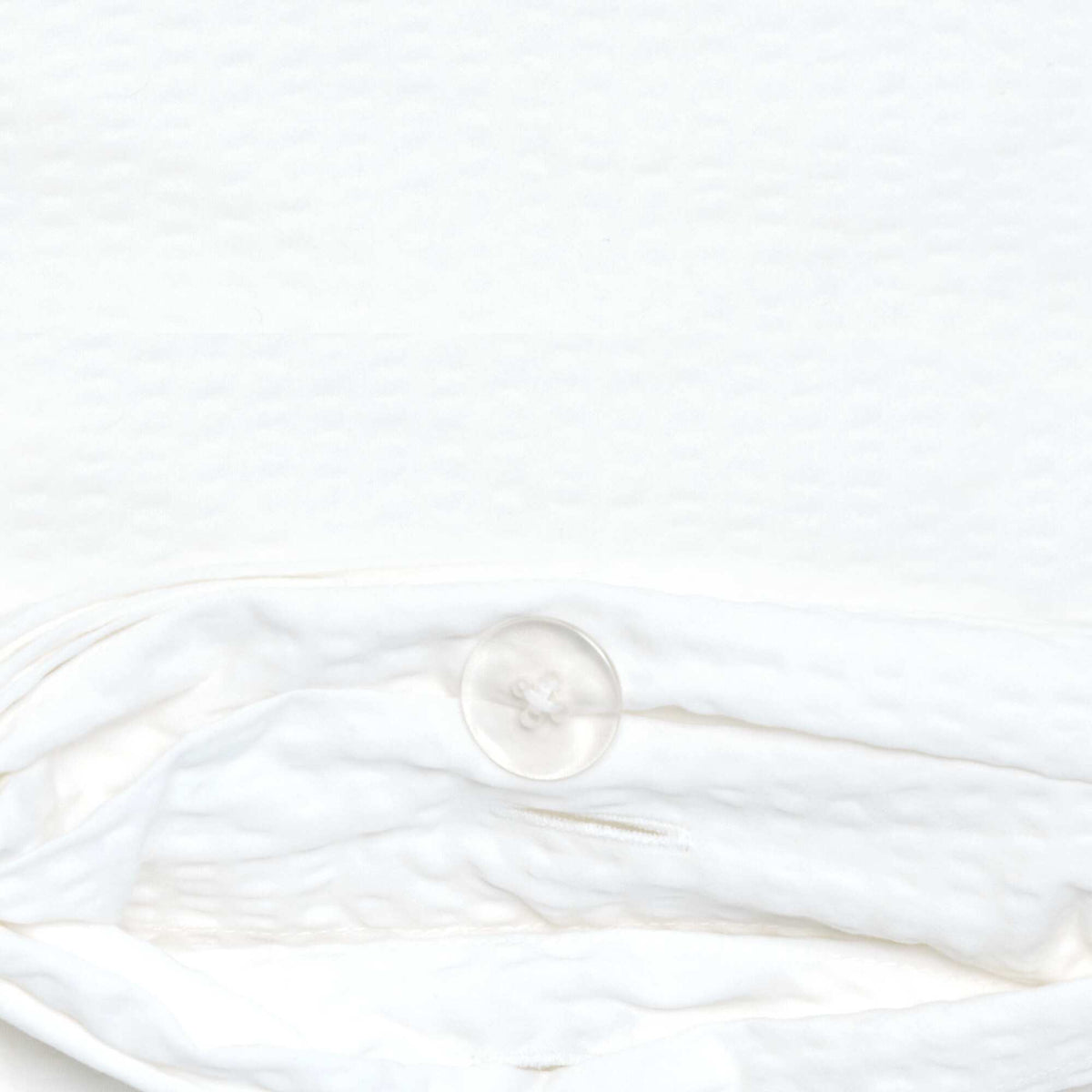 Parure de lit 2 personnes -240 x 220 cm en seersucker BLANC