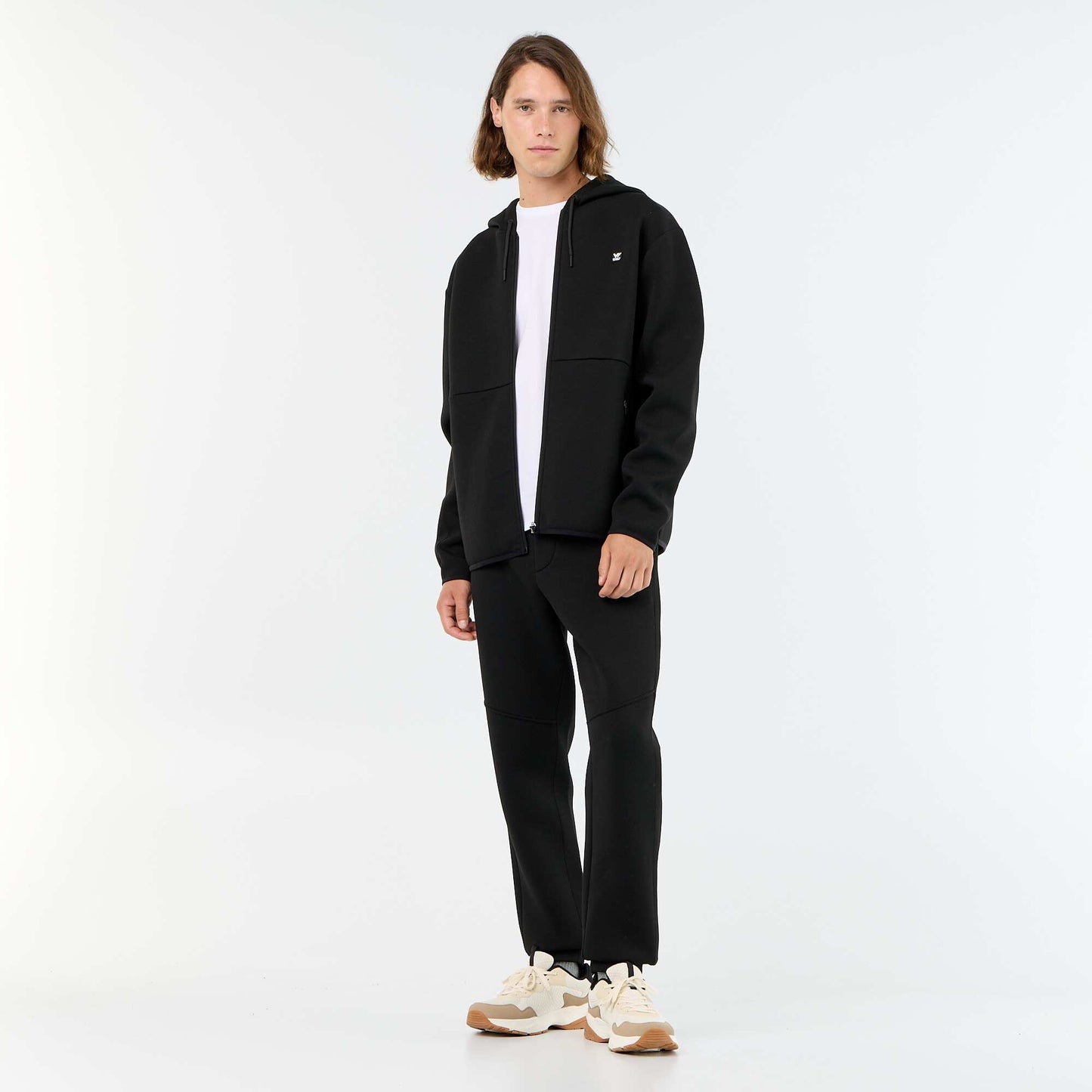 Sweat type néoprène à capuche NOIR