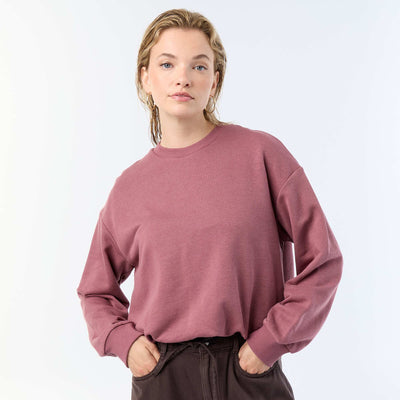 Sweat boule en french terry ROSE