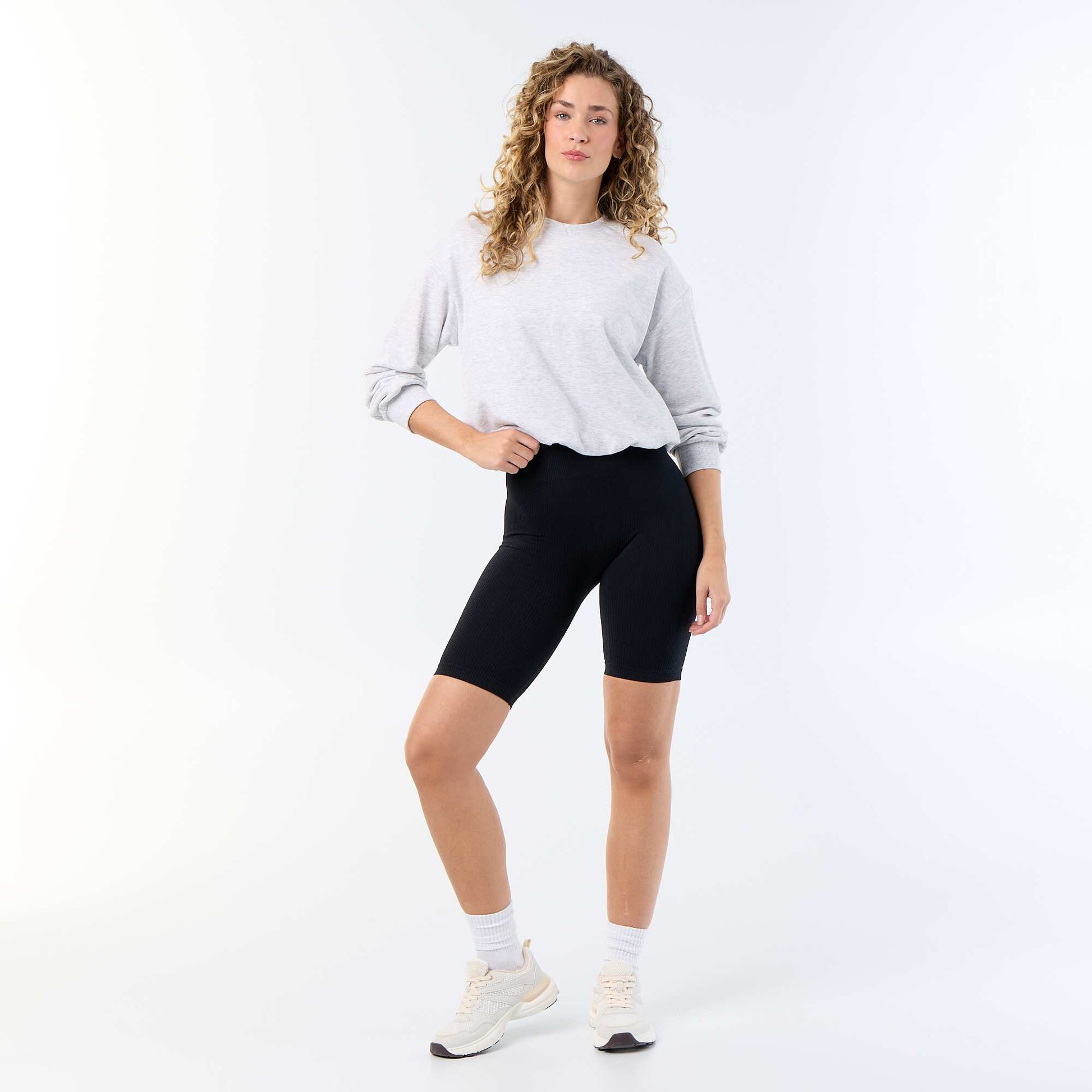 Sweat boule en french terry GRIS