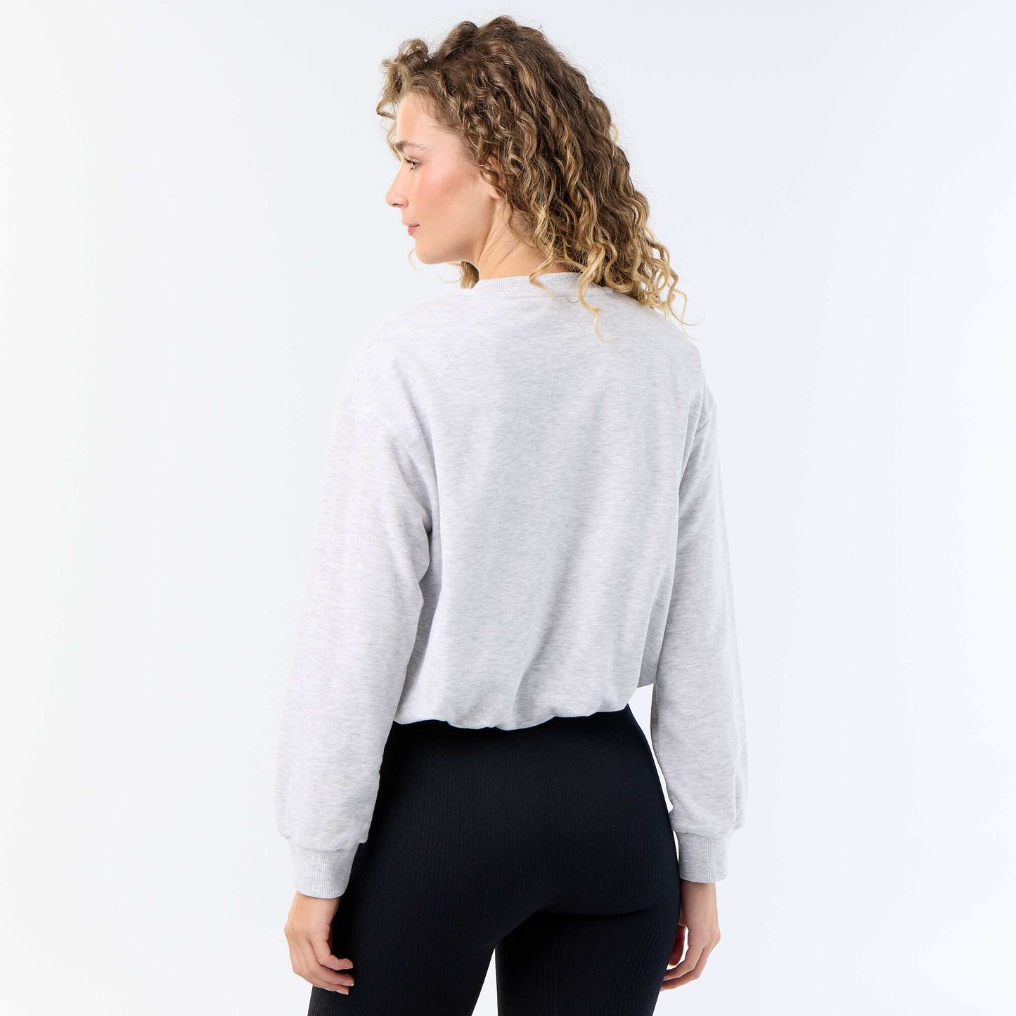 Sweat boule en french terry GRIS
