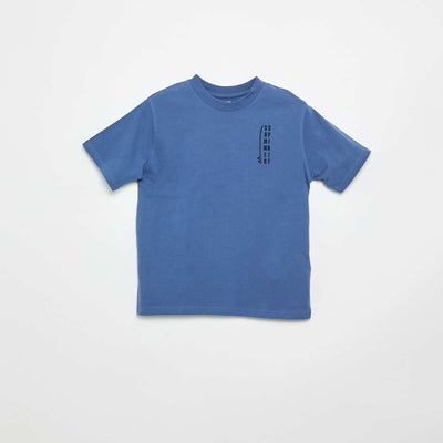 T-shirt à manches courtes BLEU