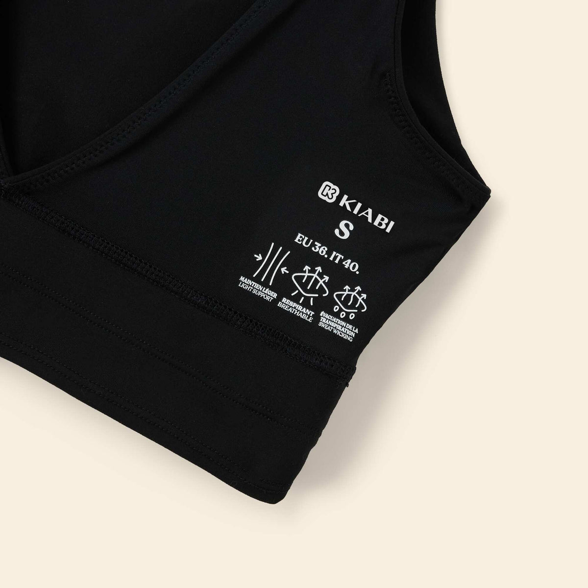 Brassière de sport NOIR