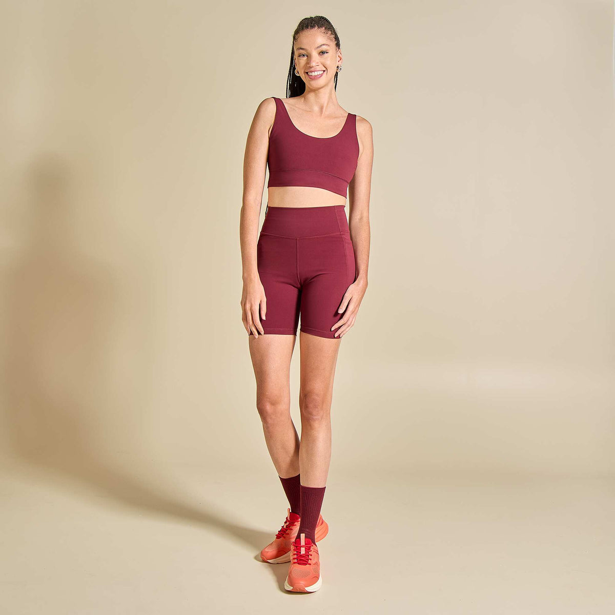 Brassière de sport ROUGE