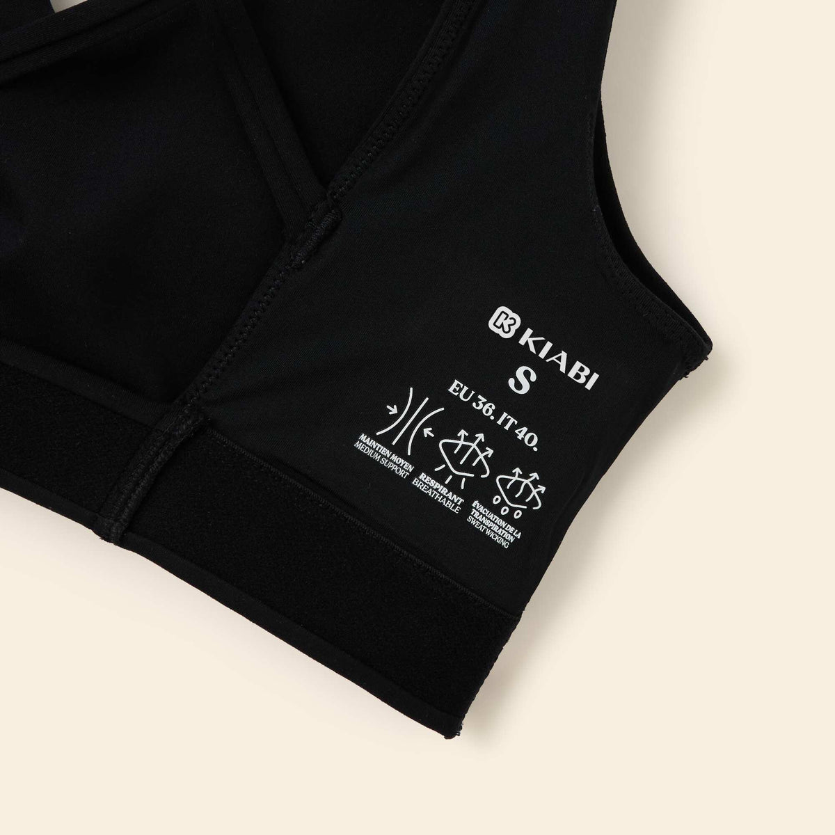 Brassière de sport NOIR