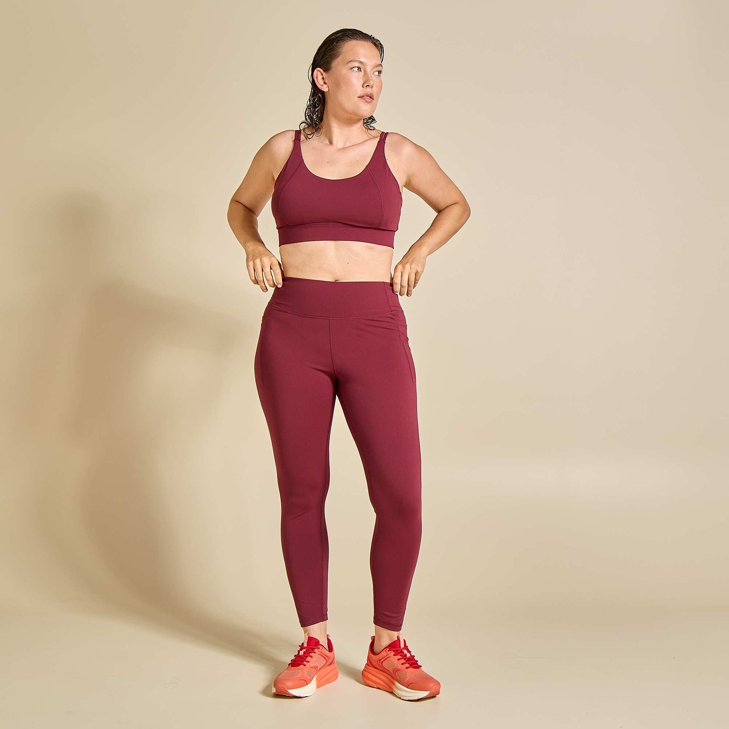 Brassière de sport ROUGE